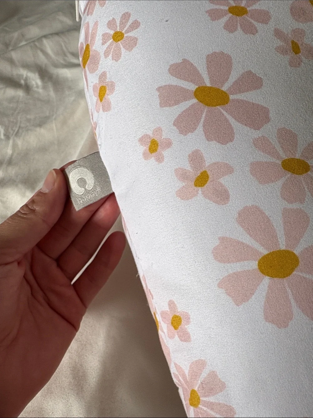 Boppy Floral Nursing and Support Pillow - Pink Daisy